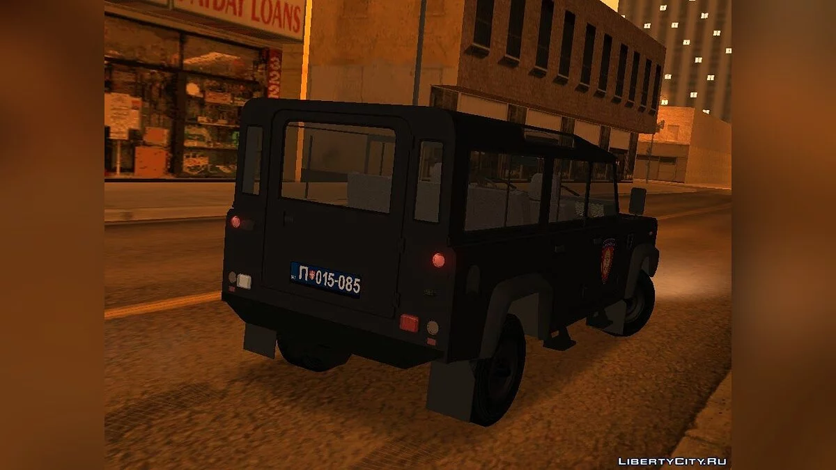 Land Rover Defender Žandarmerija / GTA San Andreas
