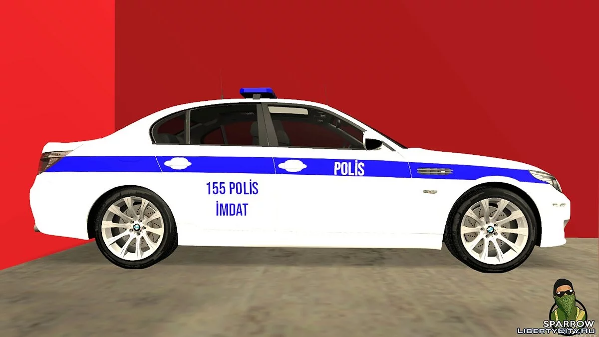 Turkish BMW M5 E60 Police for MTA SA / GTA San Andreas