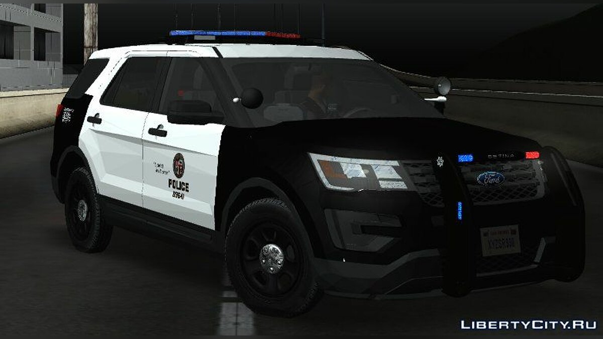 2017 Ford Police Interceptor Utility LAPD для GTA San Andreas