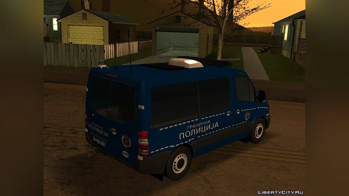 Mercedes Benz Sprinter Border Police / GTA San Andreas
