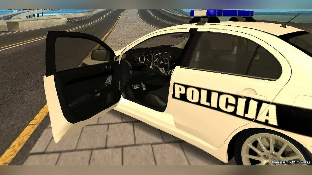 Mitsubishi Lancer Evolution X POLICIJA BiH - Polizei Lettlands / GTA San Andreas