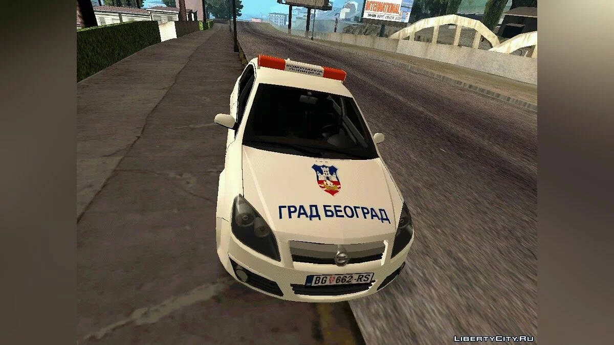 Opel Astra H Municipal Police Belgrade / GTA San Andreas
