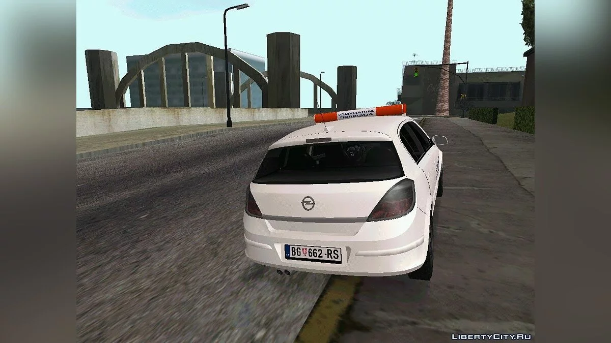 Opel Astra H Municipal Police Belgrade / GTA San Andreas