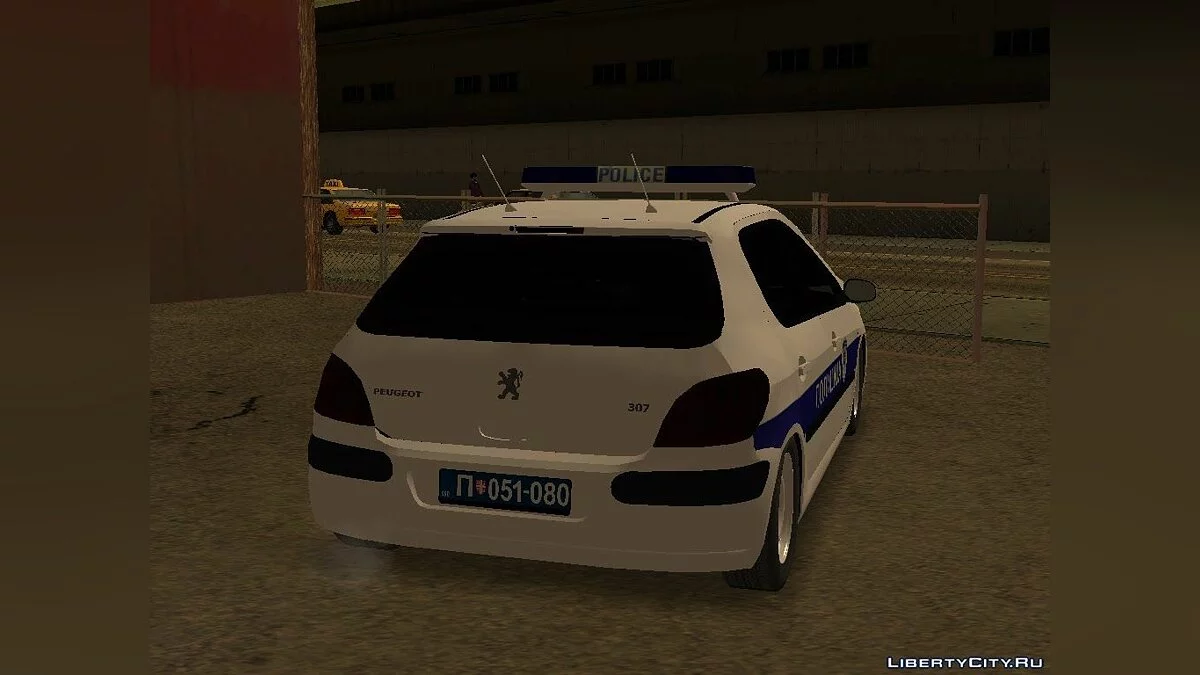 Peugeot 307 Police / GTA San Andreas