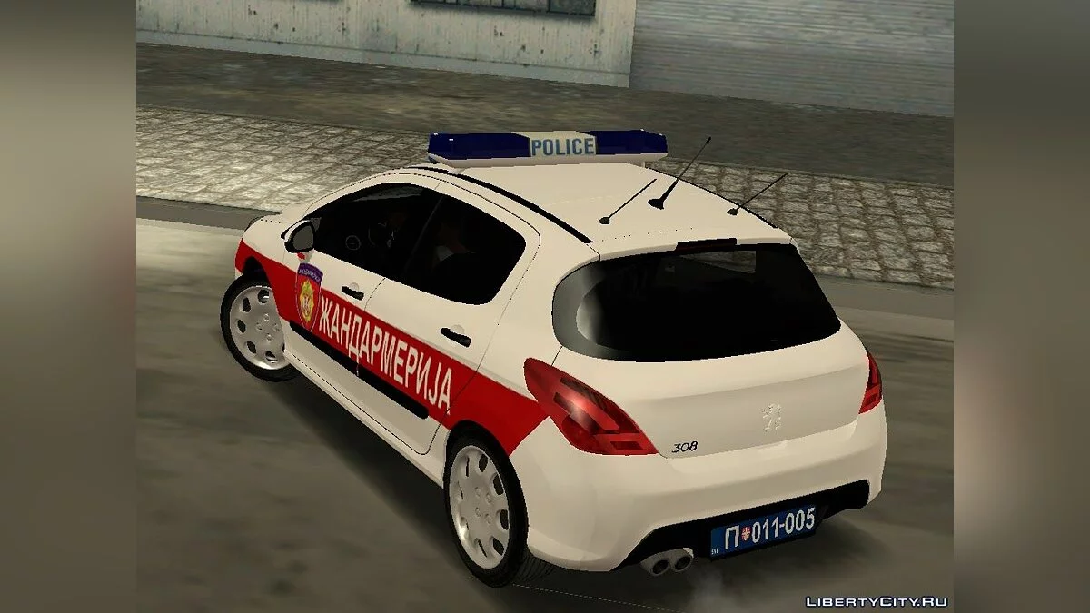 Peugeot 308 Police - Serbian Police / GTA San Andreas