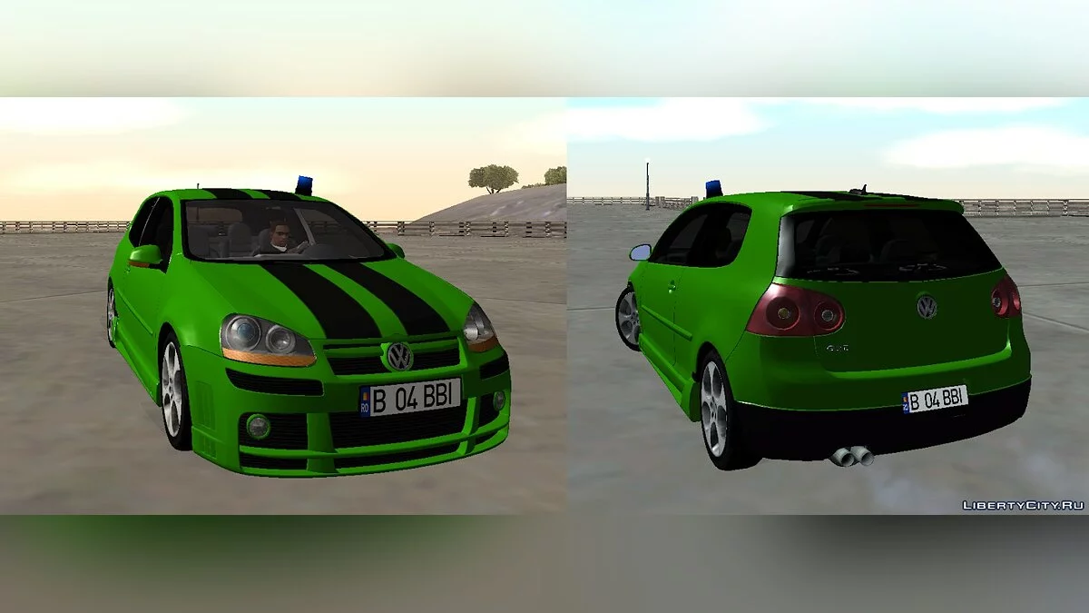 VW Golf 5 - Police Car / GTA San Andreas