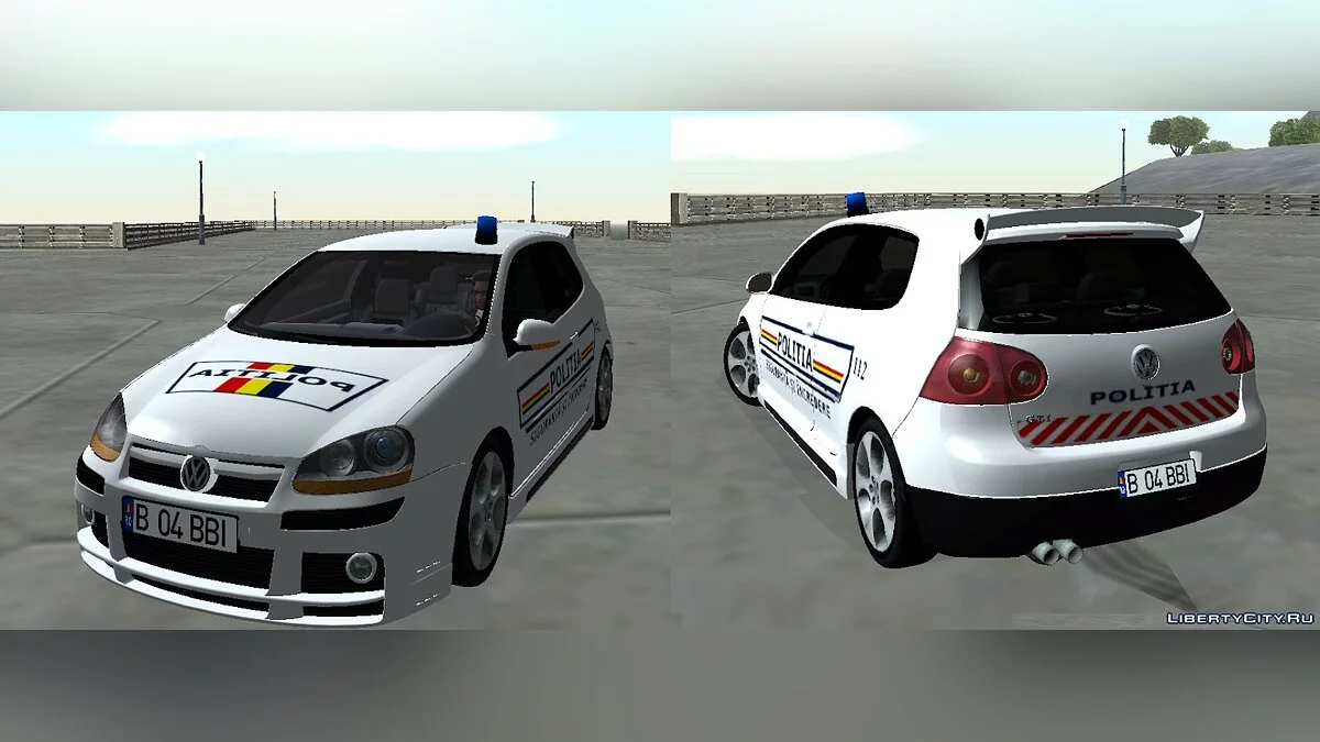 VW Golf 5 - Police Car / GTA San Andreas