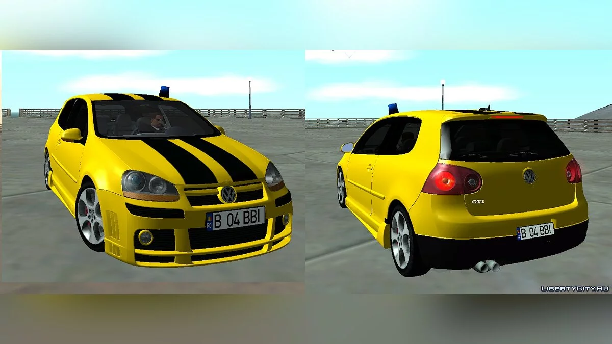 VW Golf 5 - Police Car / GTA San Andreas