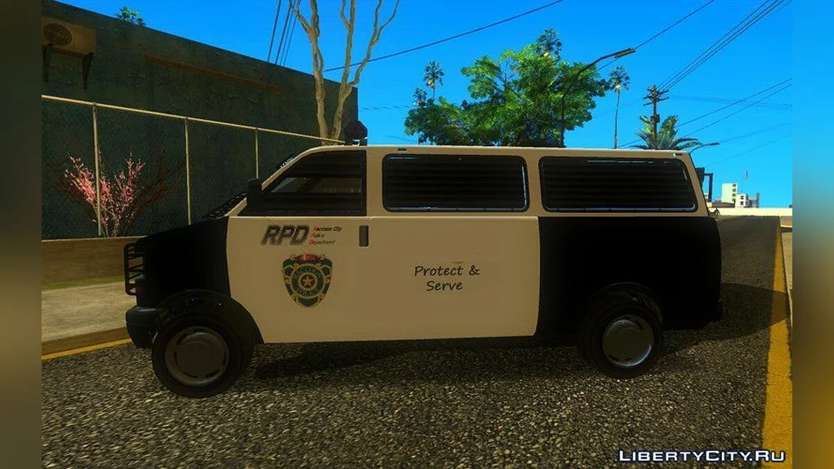 Declasse Burrito Поліцейський Транспорт R.P.D / GTA San Andreas
