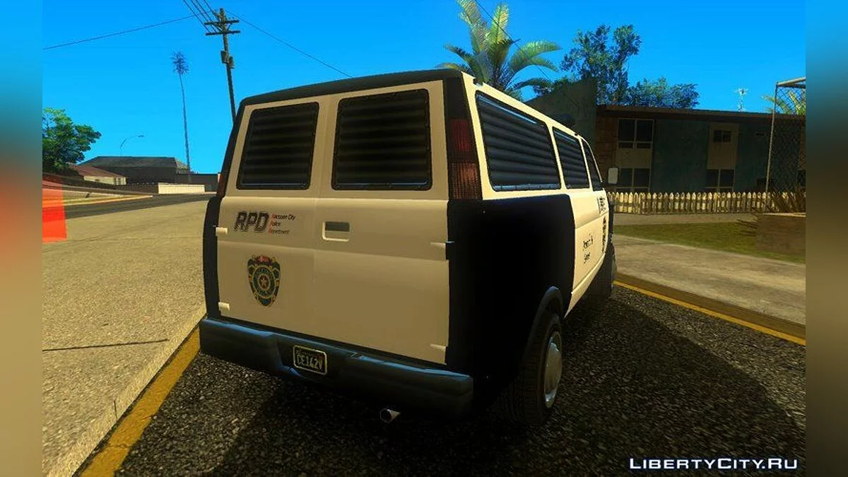 Declasse Burrito Поліцейський Транспорт R.P.D / GTA San Andreas