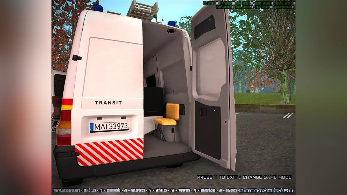 Ford Transit - Romanian Police / GTA San Andreas