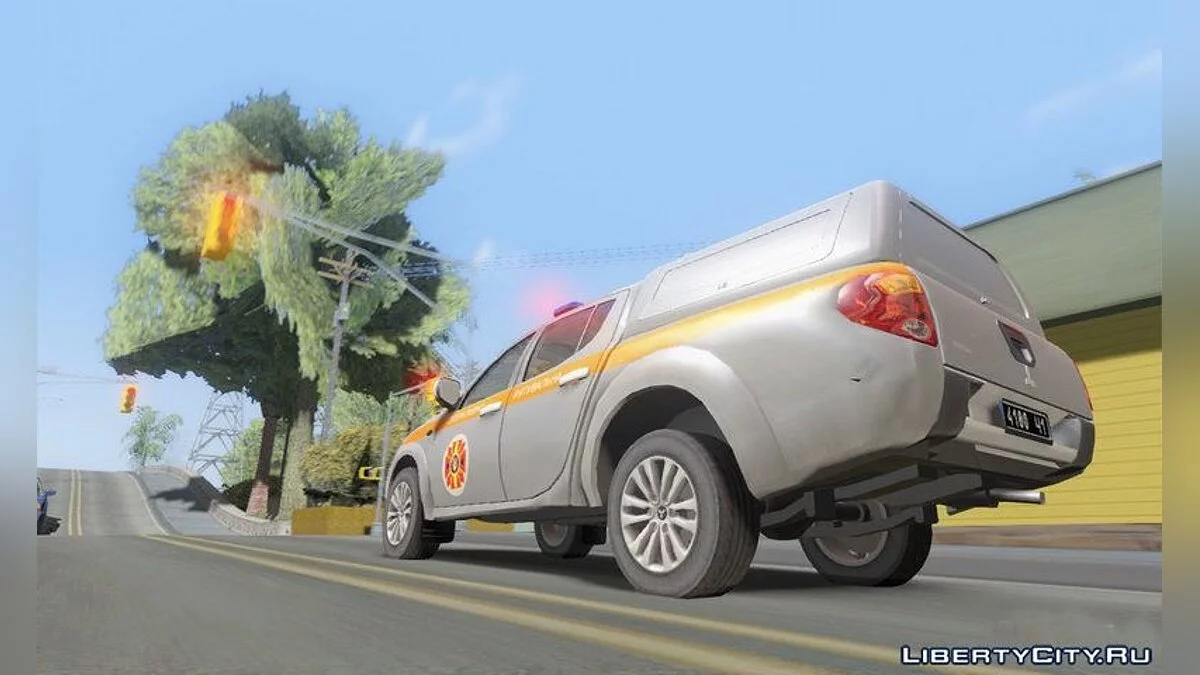 Mitsubishi L200 do EMERCOM da Ucrânia / GTA San Andreas
