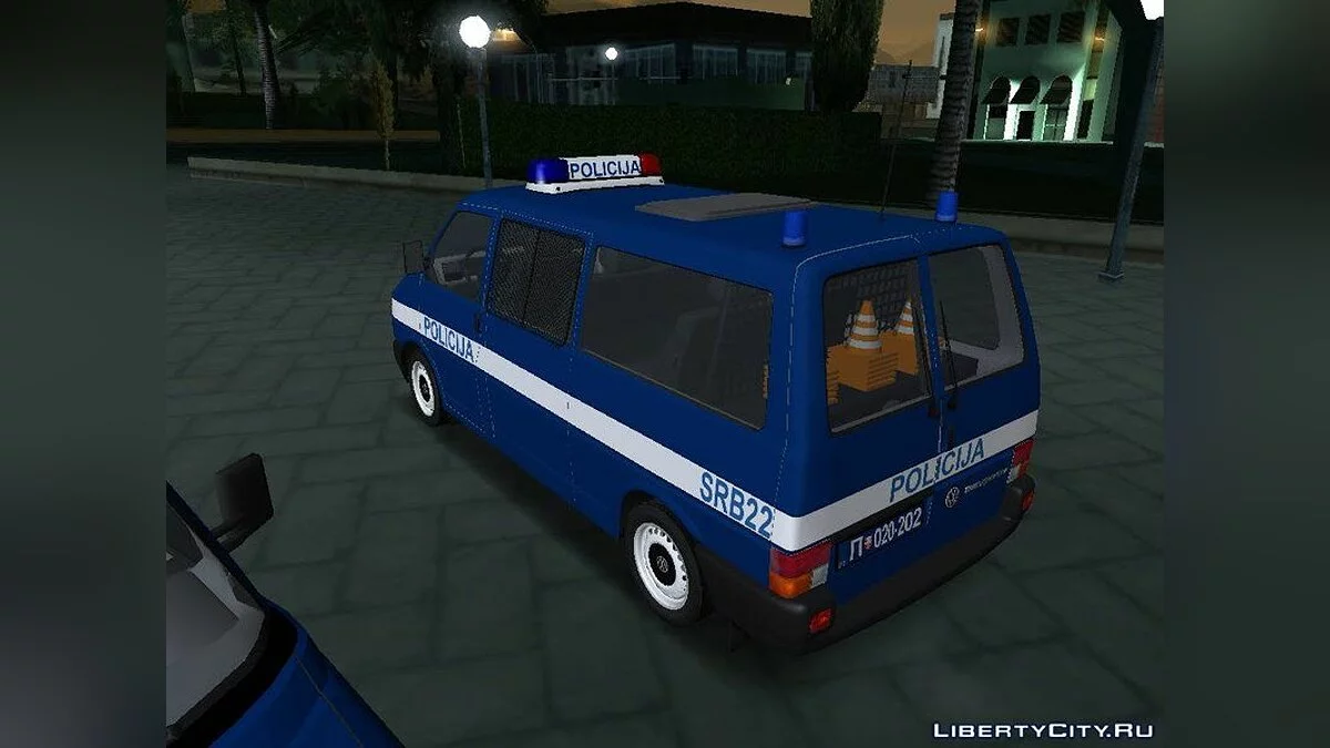Volkswagen Transporter Mk4 Policija 1999 [v1] / GTA San Andreas