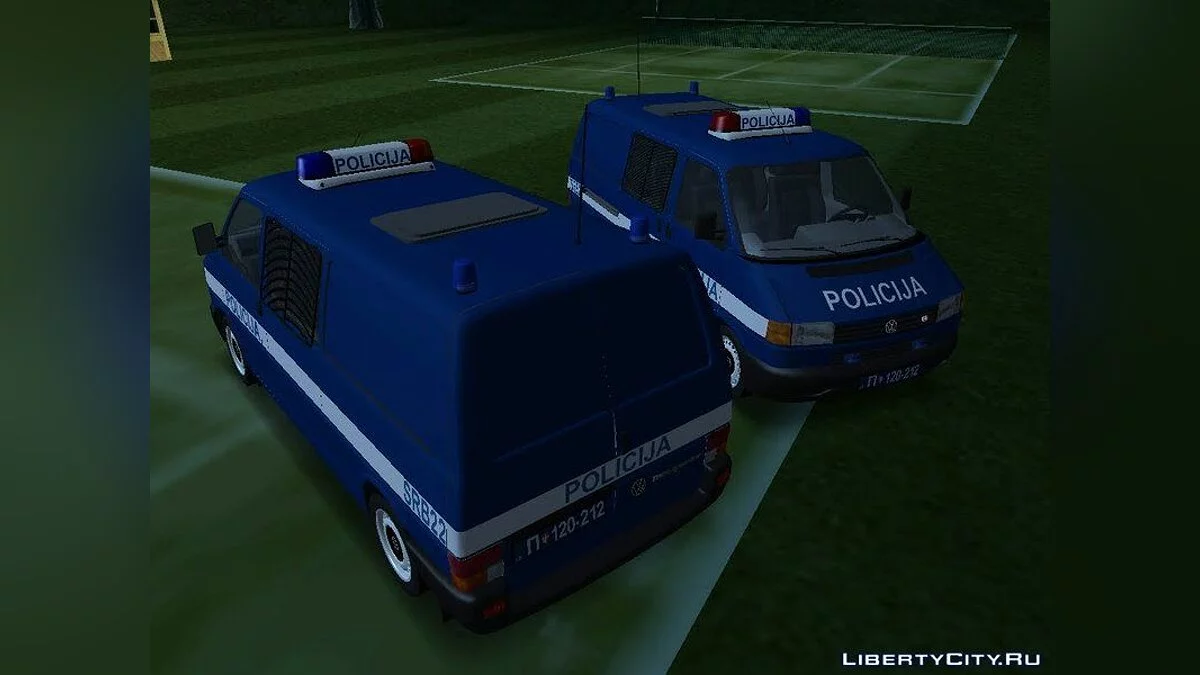Volkswagen Transporter Mk4 Policija 1999 [v2] / GTA San Andreas