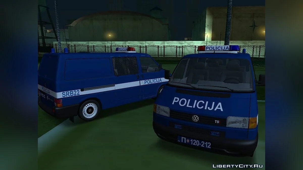 Volkswagen Transporter Mk4 Policija 1999 [v2] / GTA San Andreas