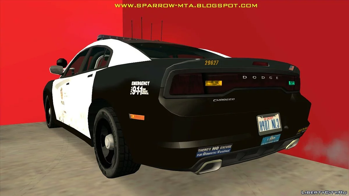 Police Version of Dodge Charger for MTA SA / GTA San Andreas