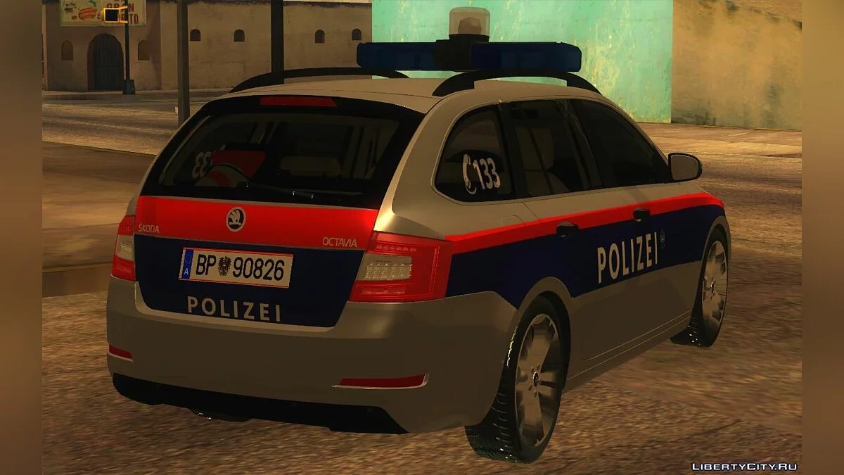 Skoda Octavia Polizei / GTA San Andreas