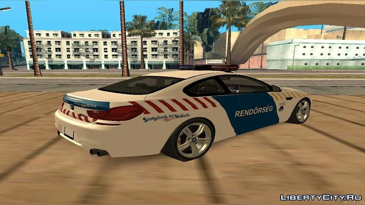 BMW M6 - Ungarische Polizei / GTA San Andreas