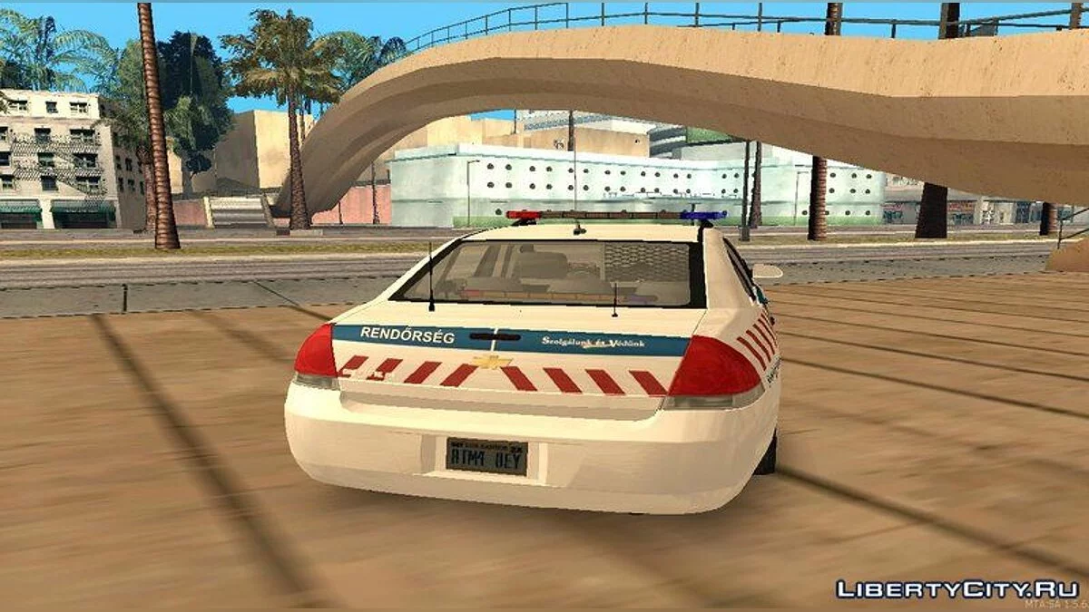 Chevrolet Impala 2013 - Polícia Húngara / GTA San Andreas
