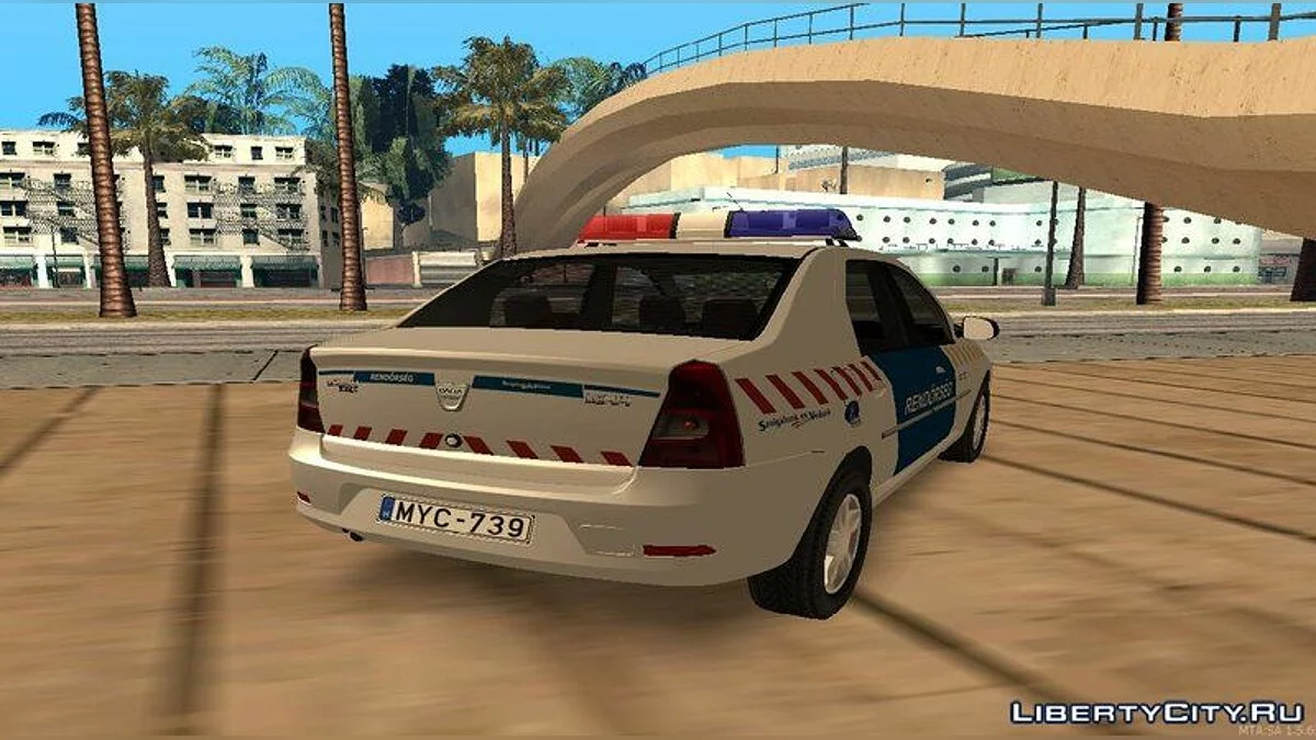 Dacia Logan - Ungarische Polizei / GTA San Andreas