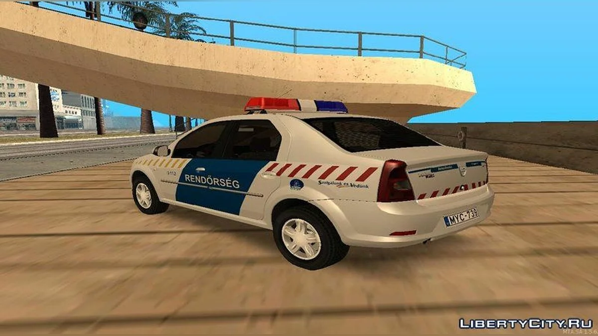Dacia Logan - Ungarische Polizei / GTA San Andreas