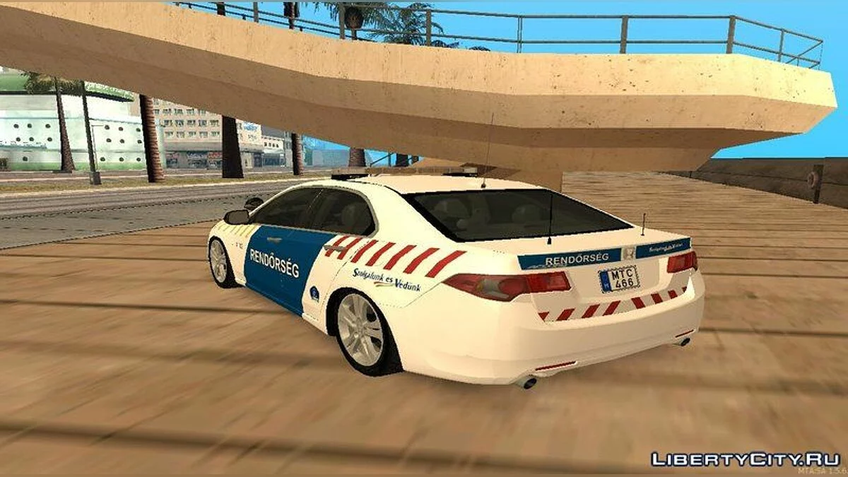 Honda Accord - Polícia Húngara / GTA San Andreas