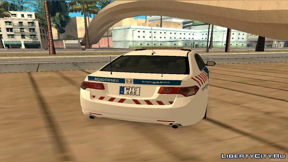 Honda Accord - Polícia Húngara / GTA San Andreas