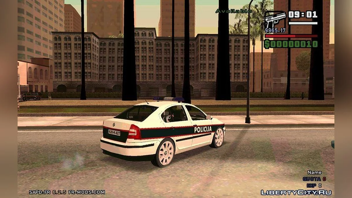 Škoda Octavia BiH POLICE 2006 / GTA San Andreas