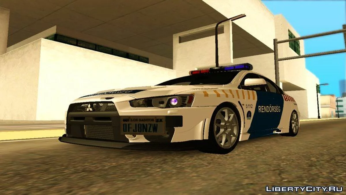 Mitsubishi Lancer Evolution X - الشرطة المجرية / جي تي إيه سان أندرياس