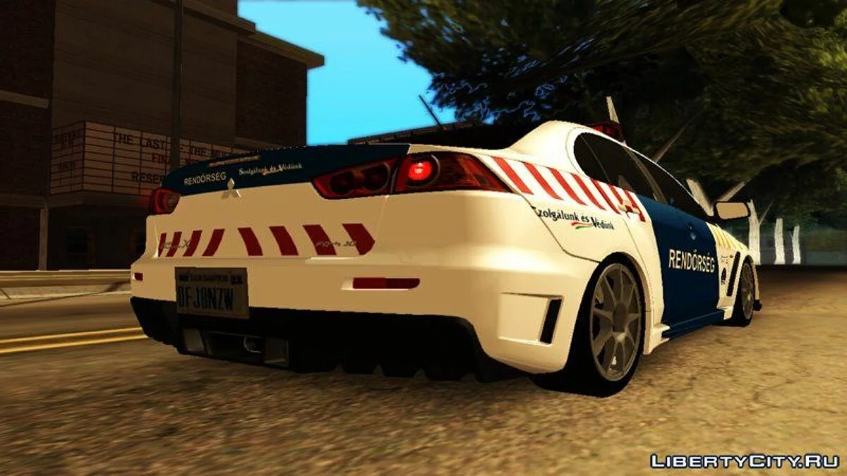 Mitsubishi Lancer Evolution X - الشرطة المجرية / جي تي إيه سان أندرياس