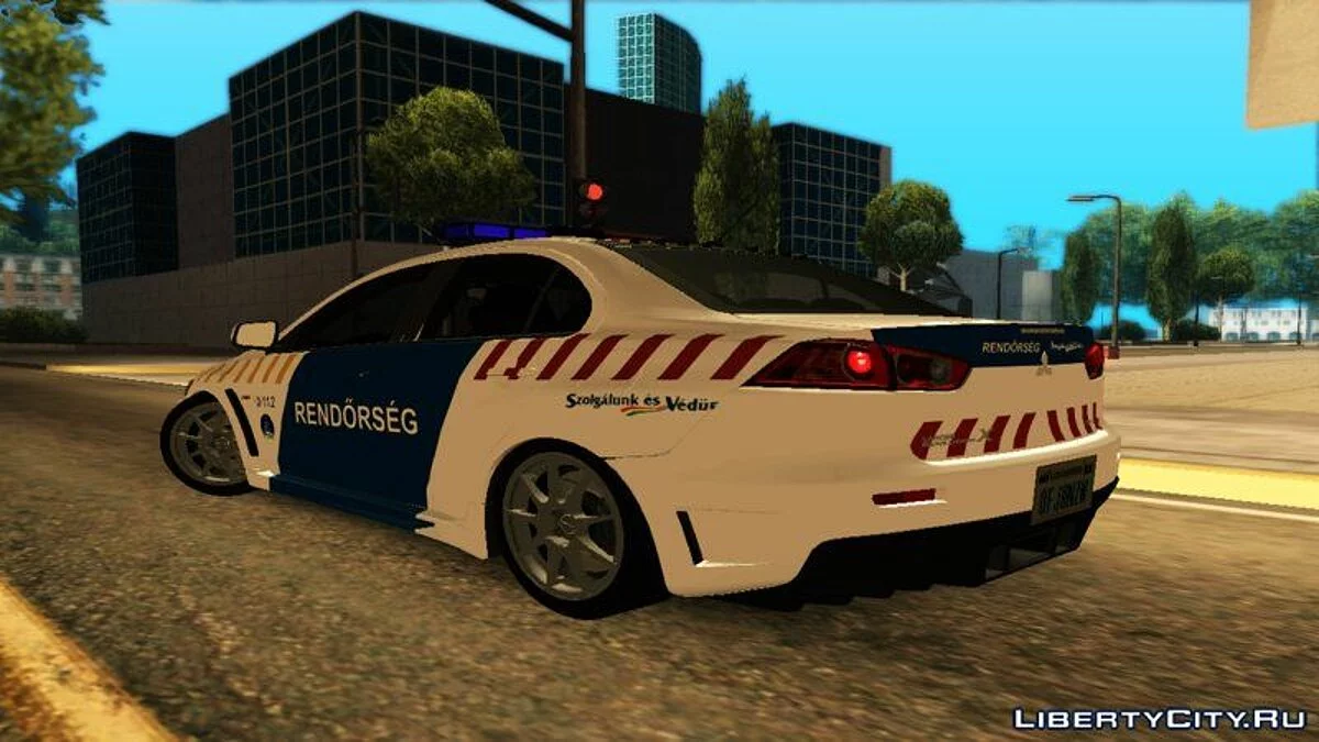 Mitsubishi Lancer Evolution X - الشرطة المجرية / جي تي إيه سان أندرياس