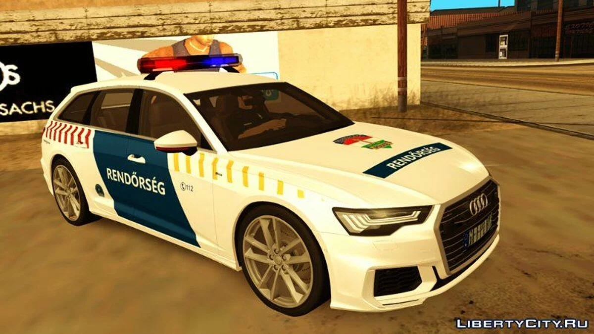 Audi A6 Avant 2019 - Policía húngara / GTA San Andreas