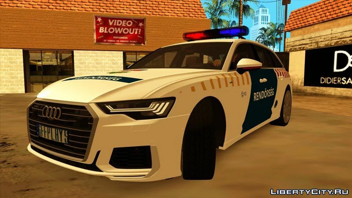 Audi A6 Avant 2019 - Policía húngara / GTA San Andreas