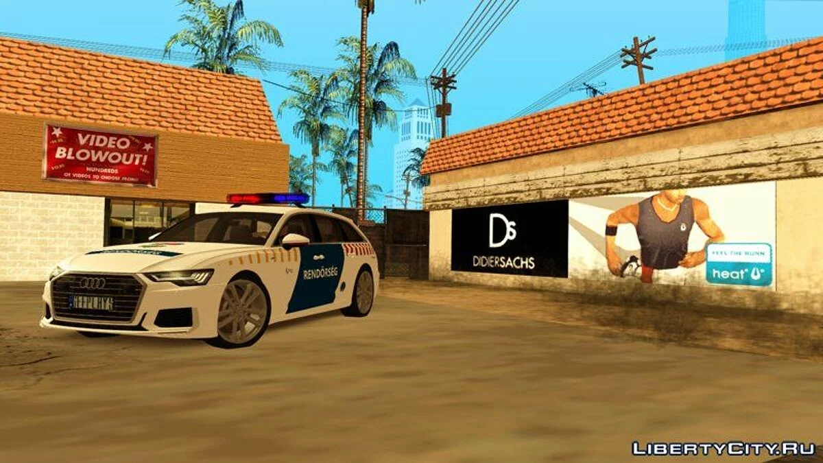 Audi A6 Avant 2019 - Policía húngara / GTA San Andreas