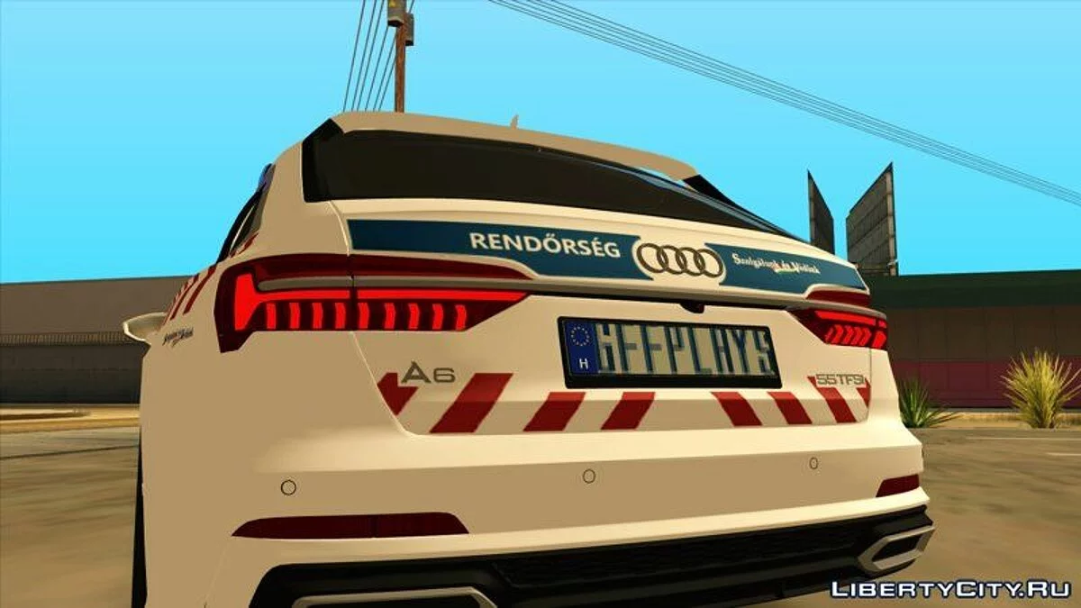 Audi A6 Avant 2019 - Policía húngara / GTA San Andreas