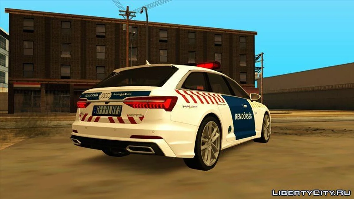 Audi A6 Avant 2019 - Policía húngara / GTA San Andreas