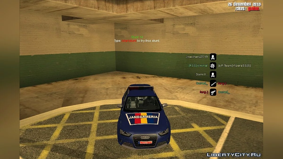 Audi RS4 Romanian Gendarmerie / GTA San Andreas