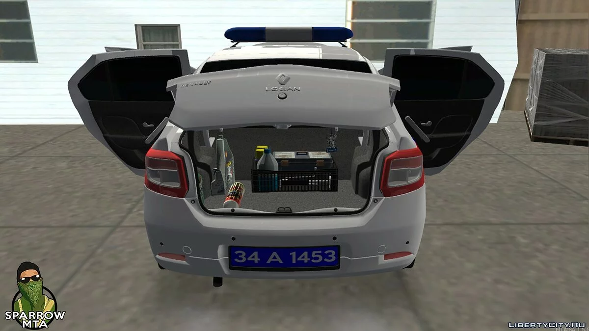 Renault Logan - police turque / GTA San Andreas