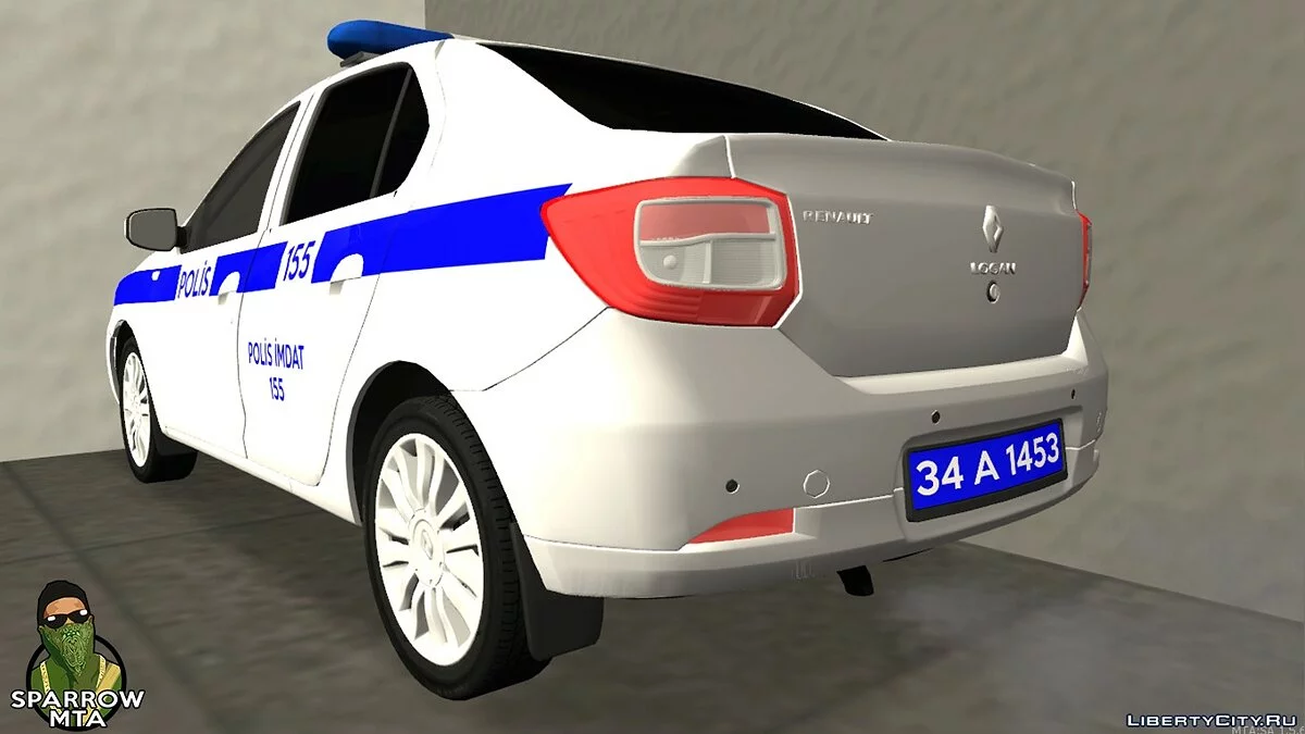 Renault Logan - police turque / GTA San Andreas