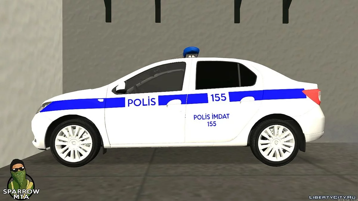 Renault Logan - police turque / GTA San Andreas
