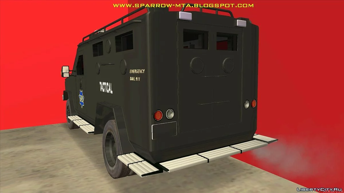 SFPD - vehículo blindado de policía / GTA San Andreas