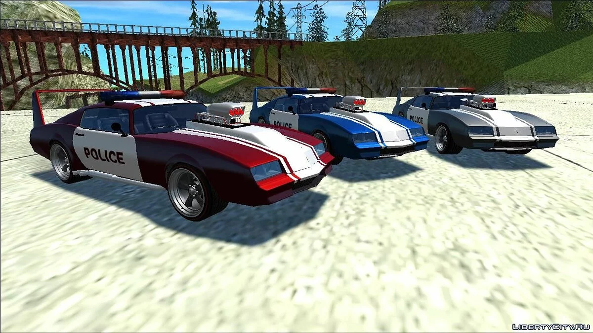 سيارة Phoenix Custom للشرطة من GTA 5 / جي تي إيه سان أندرياس