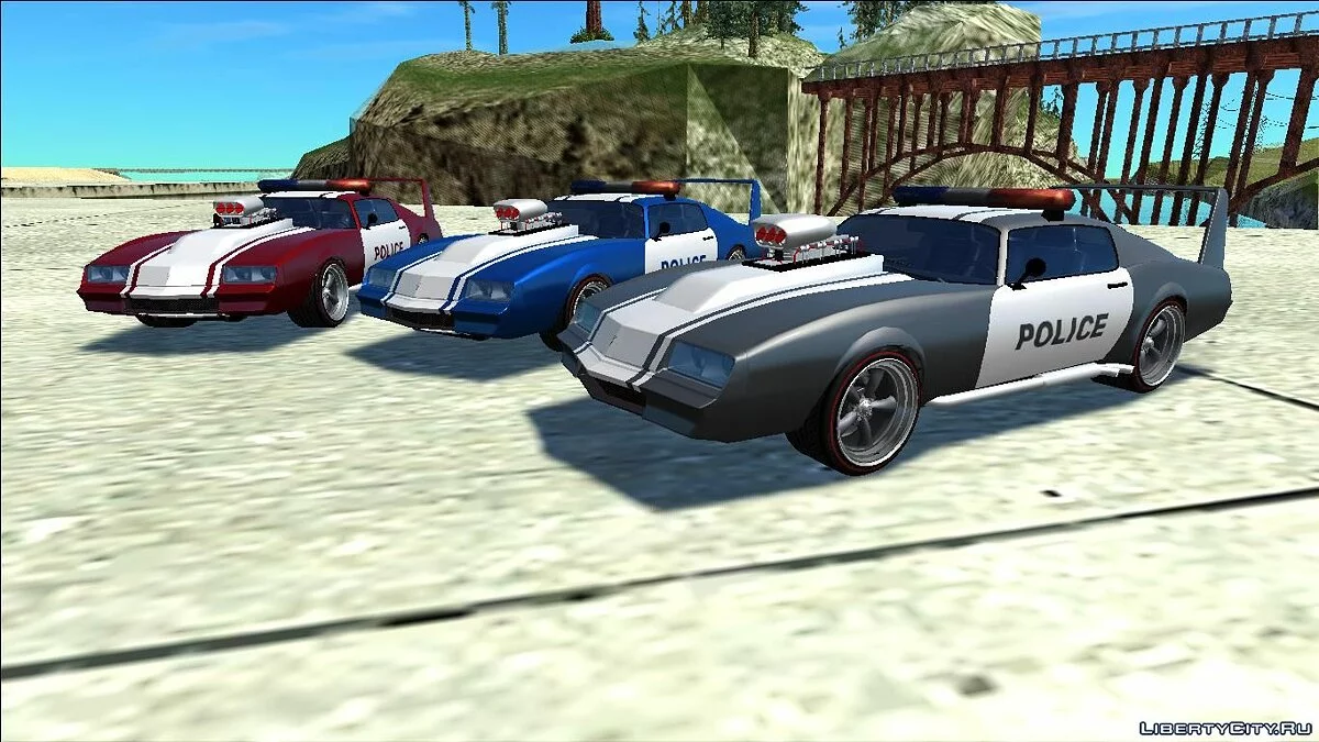 سيارة Phoenix Custom للشرطة من GTA 5 / جي تي إيه سان أندرياس