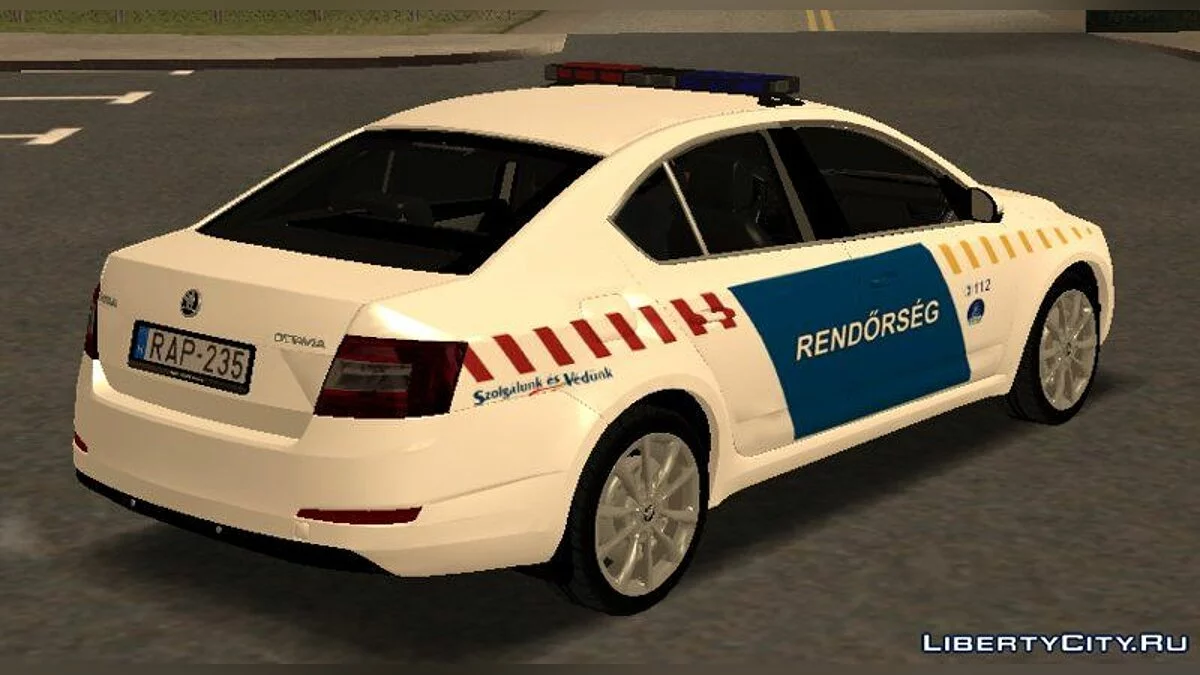 Skoda Octavia A7 Polisi / GTA San Andreas