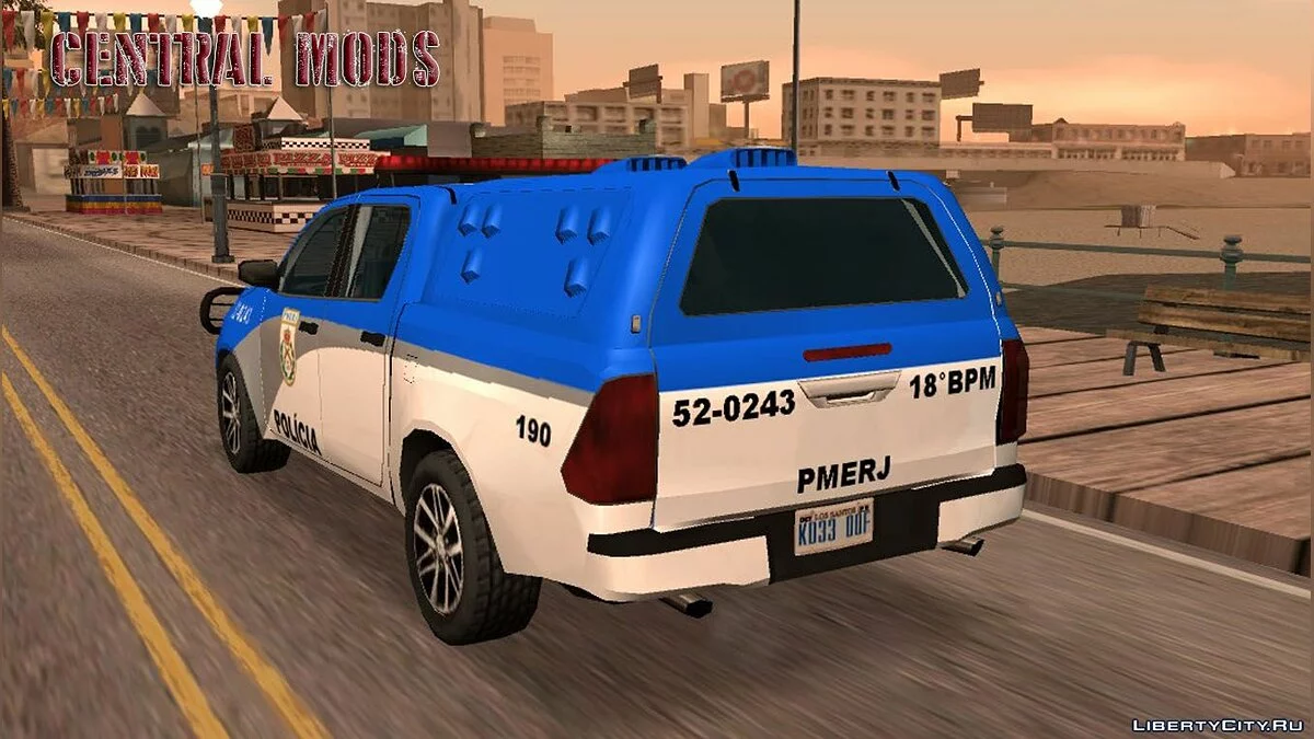 Toyota Hilux 2019 - PMERJ / GTA San Andreas