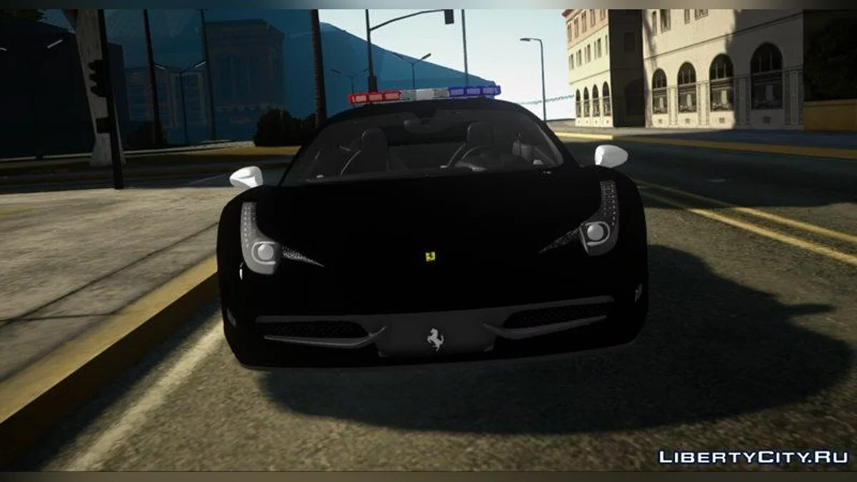2015 Ferrari 458 Italia - Voiture de police / GTA San Andreas