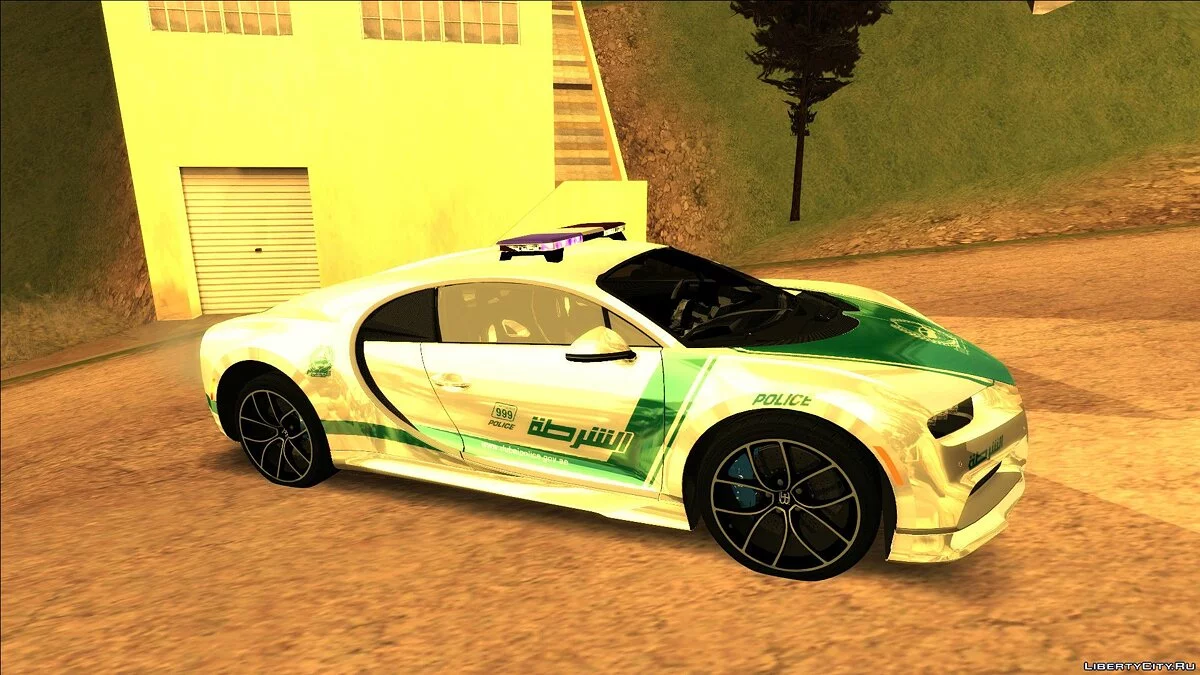 Bugatti Chiton Police de Dubaï '17 / GTA San Andreas