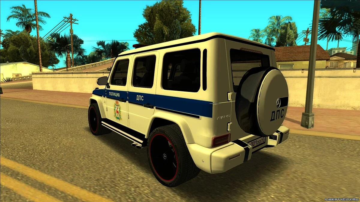 2019 Mercedes-Benz G500 (Polisi) / GTA San Andreas