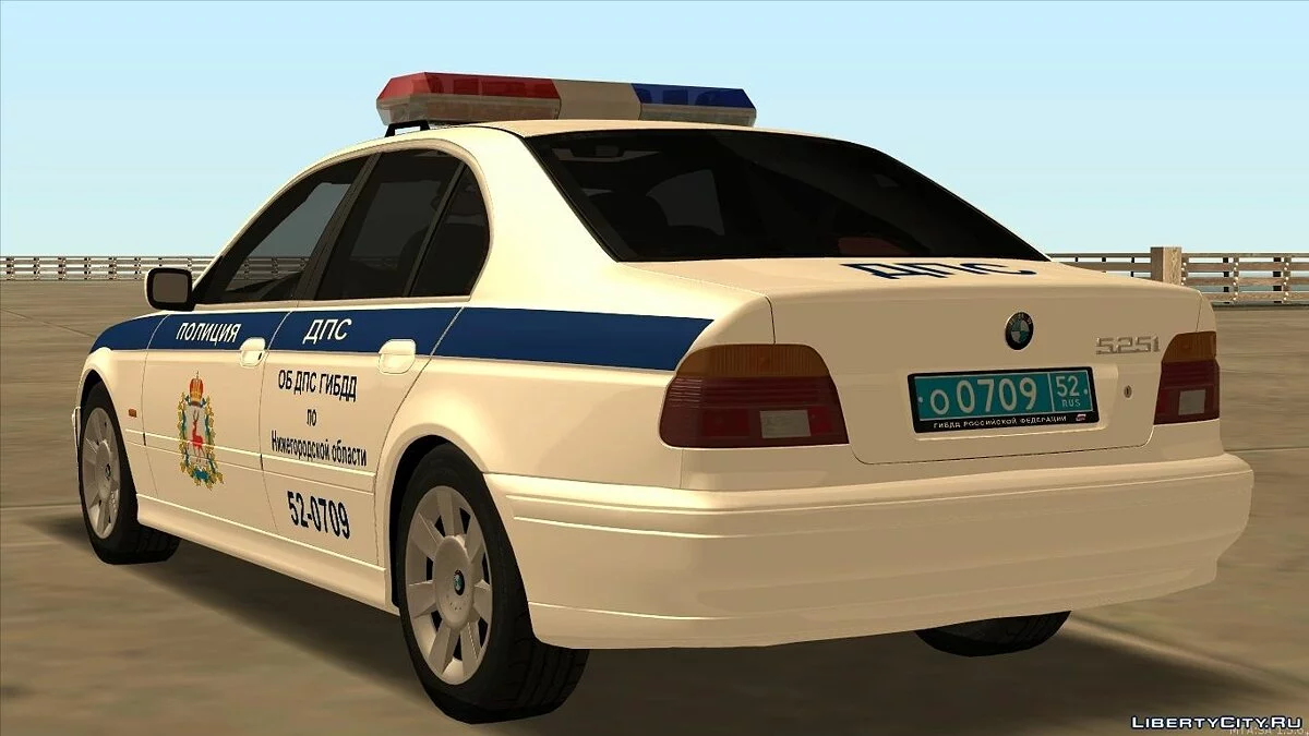 BMW E39 525I ОБ ДПС ГИБДД / GTA San Andreas