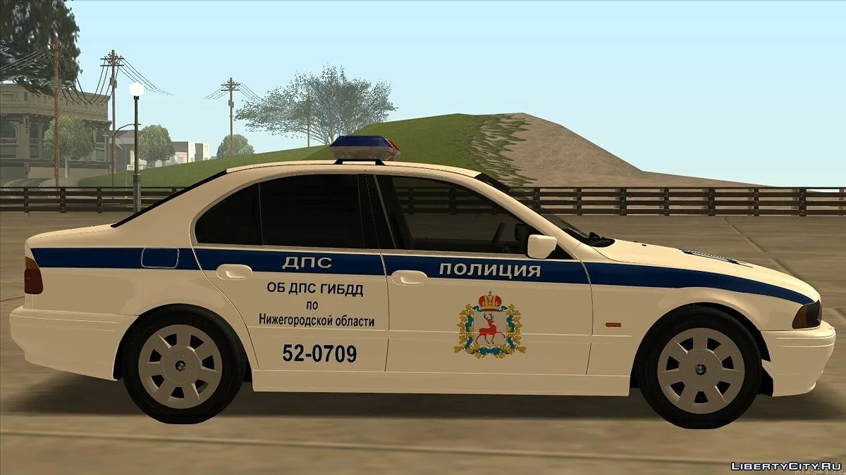 BMW E39 525I ОБ ДПС ГИБДД / GTA San Andreas